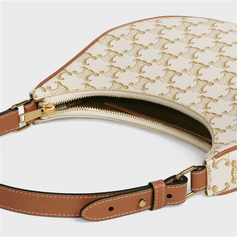 ava bag in triomphe canvas and calfskin